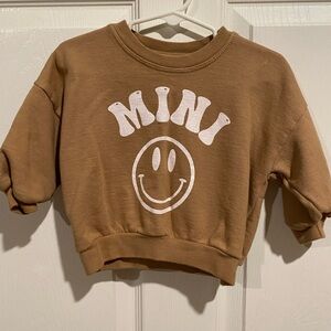 Show Me Your MuMu Brown Mini Sweatshirt